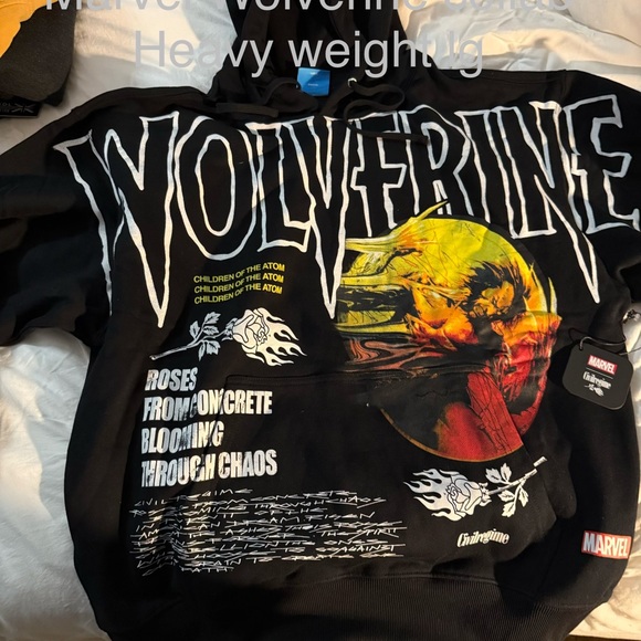 Marvel Wolverine Black Hoodie - Picture 1 of 1